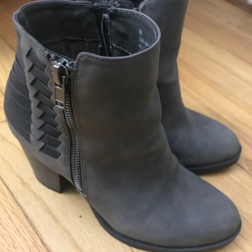 Grey Ankle Boot